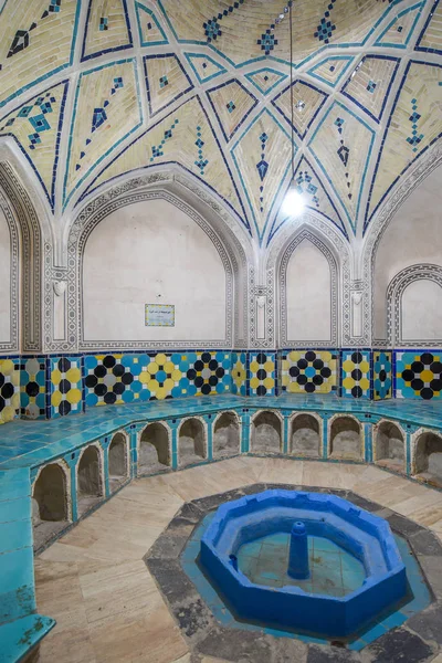 Sultán Mir Ahmed Bathhouse v Kashan, Írán — Stock fotografie