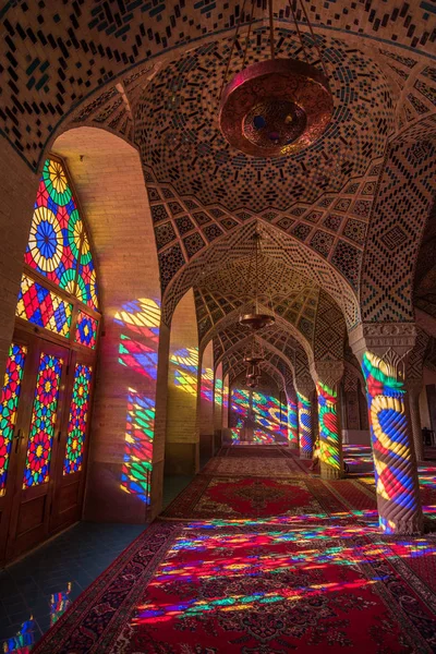 Nasir al-mulk-moskén i shiraz, iran — Stockfoto