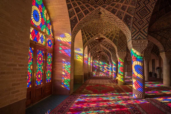 Nasir al-mulk-moskén i shiraz, iran — Stockfoto