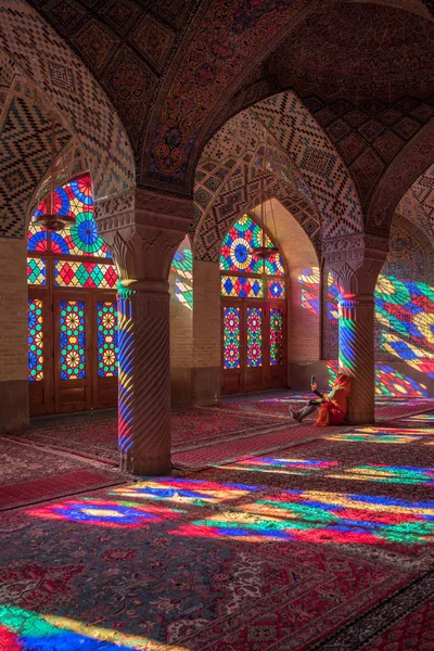 Mosquée Nasir al-Mulk à Shiraz, Iran — Photo