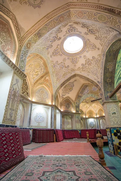 Sultán Mir Ahmed Bathhouse v Kashan, Írán — Stock fotografie