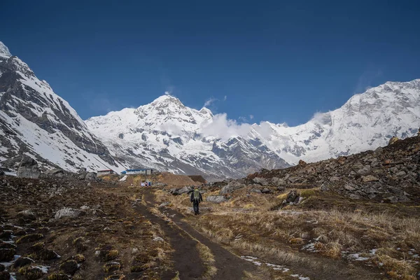 Way to Annapurna Base Camp in Nepal — Stock Photo, Image