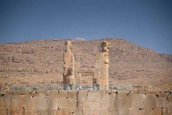 Utfärda utegångsförbud för ruinerna av Persepolis i Shiraz, Iran — Stockfoto