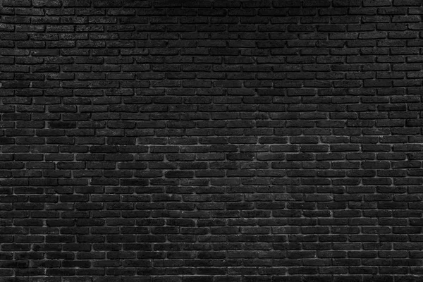 Siyah tuğla duvar desen arka plan — Stok fotoğraf
