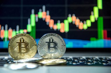 Bitcoin şamdan grafiği, cryptocurrency ve dijital saygısızlıktan