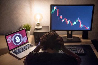 Erişim engellendiğinden bitcoin sistemi vurguladı duygu erkek yatırımcı