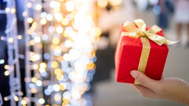 Noel hediyesi kutusu ya da yeni yıl hediyesi.