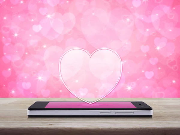 Internet online love connection, Valentines day concept — Stock Photo, Image