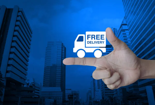 Free delivery concept — Stock Photo, Image
