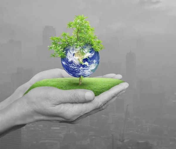 Save earth concept, Elements of this image furnished by NASA — Stock Photo, Image