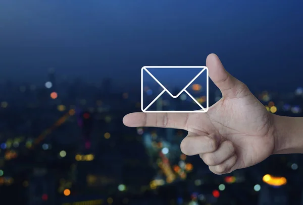 Mail icon, Contact us concept — Stock Photo, Image