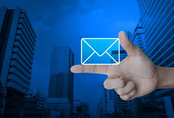 Mail icon, Contact us concept — Stock Photo, Image