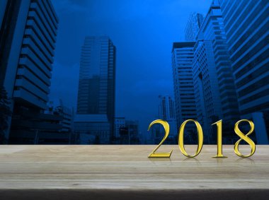 Mutlu yıllar 2018 konsepti