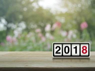 Mutlu yıllar 2018 konsepti