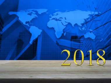 Mutlu yeni yıl 2018 kavramı, Nasa tarafından döşenmiş bu görüntü unsurları