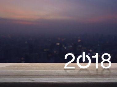 Mutlu yıllar 2018 konsepti