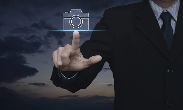 Business camera concetto di servizio — Foto Stock