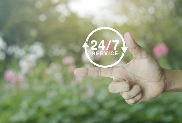 Full time service concept — Stock Photo, Image