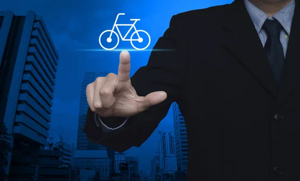 Conceito de bicicleta de serviço empresarial — Fotografia de Stock