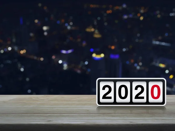 Feliz ano novo 2020 conceito de cobertura — Fotografia de Stock