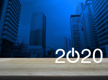 Mutlu yıllar 2020 konsepti