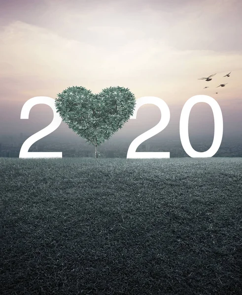 Gelukkige Valentijnsdag 2020 cover concept — Stockfoto