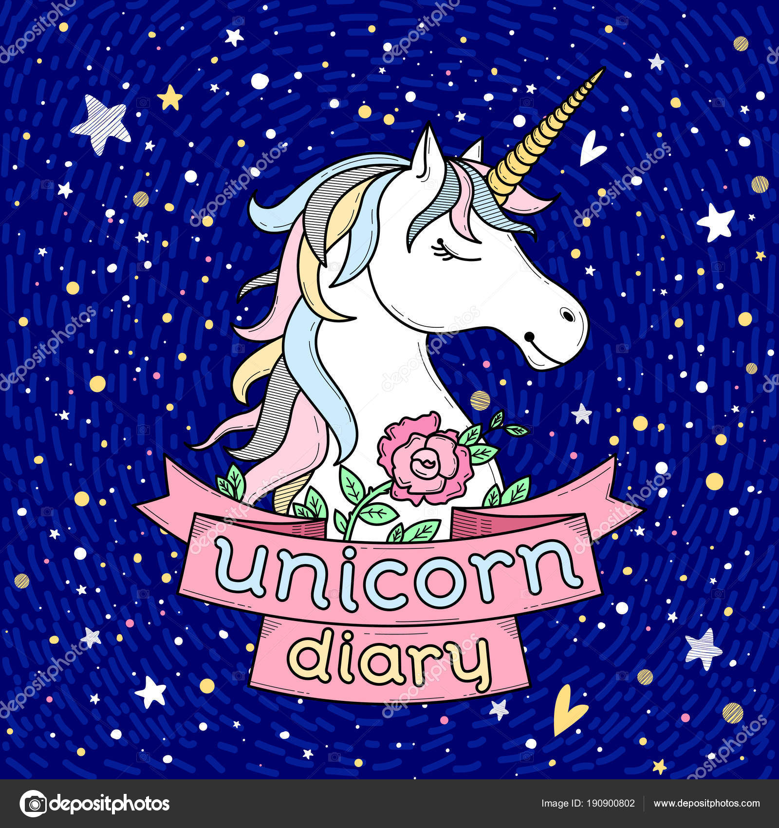 Cute book covers Cute Diary Book Cover Vector Poster Greeting Card