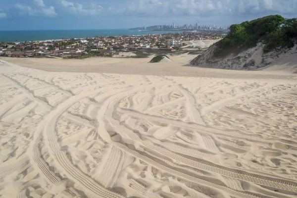 Pláže v Brazílii - Genipabu Rn — Stock fotografie