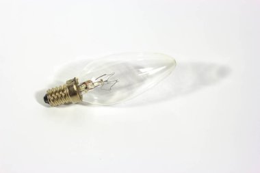 beyaz arkaplanda lamba