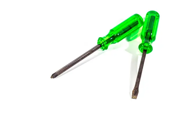 Screwdriver on white background — Stock Photo, Image