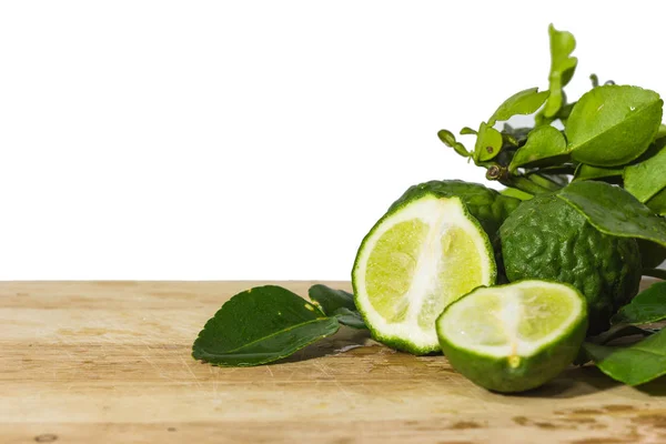 Bergamot on white background — Stock Photo, Image