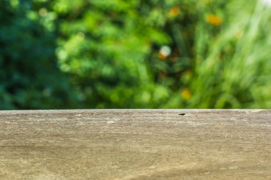 Ahşap masa üstü üzerinde bulanıklık Soyut Yeşil 