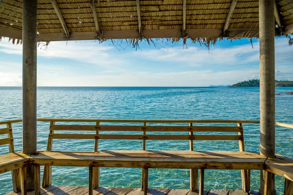 Meerblick von innen des Pavillons Thailand — Stockfoto