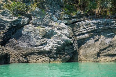 güzel rock ve deniz doku Tayland at. 
