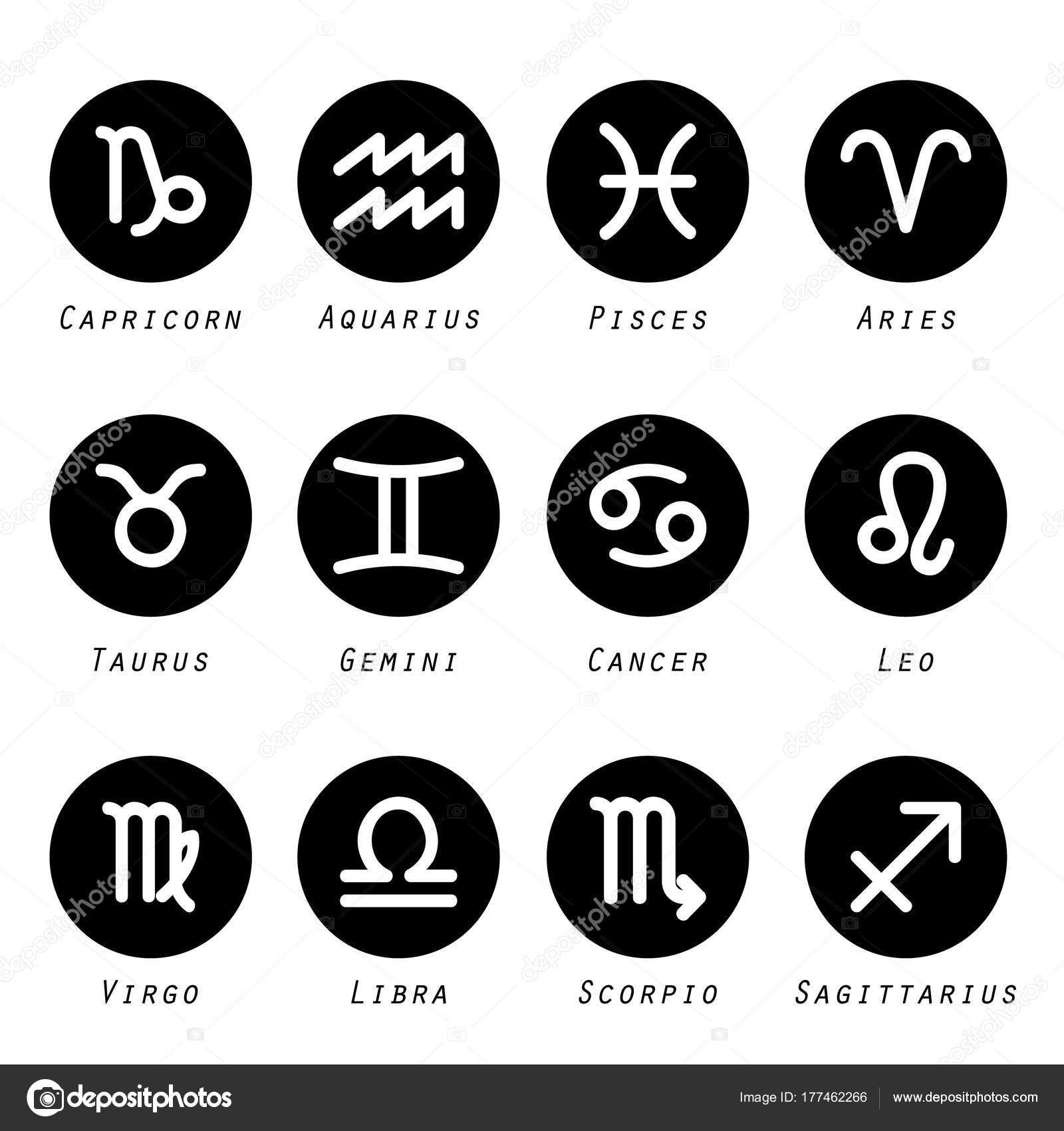 Zodiac Logo Design Zodiac Outline Stylized Sign Horoscope Icon Logo Vector Design Stock Vector C Ienjoyeverytime 177462266