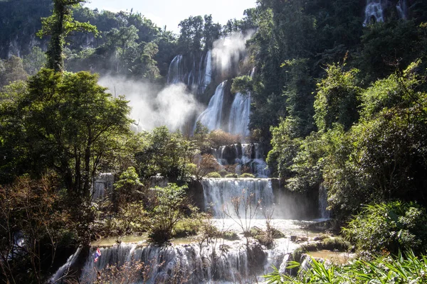Water Fall Amazing Travel Popular Viewpoint Thi Thailand — Stock Photo, Image