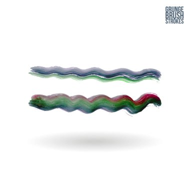 Fırça darbesi ve doku. Grunge vektör soyut el - boyalı öğesi.