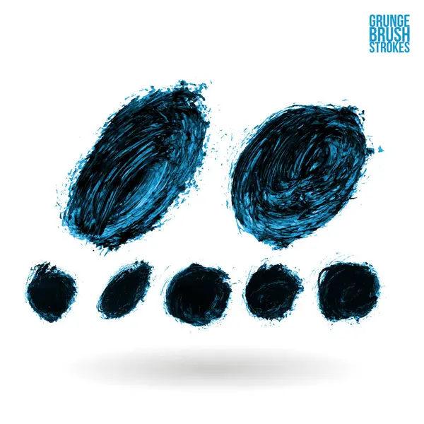 Πινελιάς και υφή. Grunge διάνυσμα αφηρημένη ζωγραφισμένα στο χέρι - στοιχείο. — Διανυσματικό Αρχείο