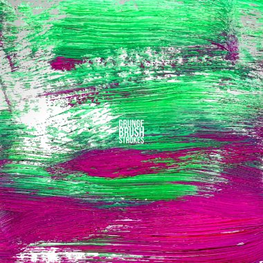 Fırça darbesi ve doku. Grunge vektör soyut el - boyalı öğesi. Alt çizgi ve kenarlık.