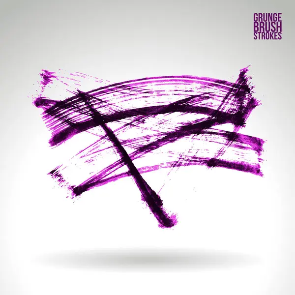 Πινελιάς και υφή. Grunge διάνυσμα αφηρημένη ζωγραφισμένα στο χέρι - στοιχείο. Υπογράμμιση και σύνορα. — Διανυσματικό Αρχείο