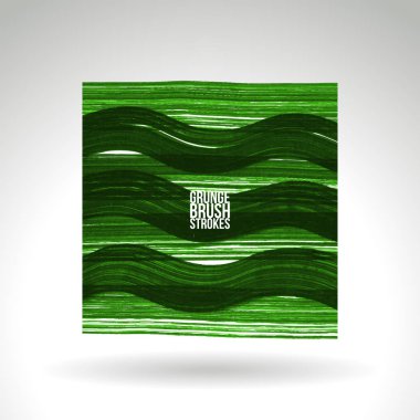 Fırça darbesi ve doku. Grunge vektör soyut el - boyalı öğesi. Alt çizgi ve kenarlık.