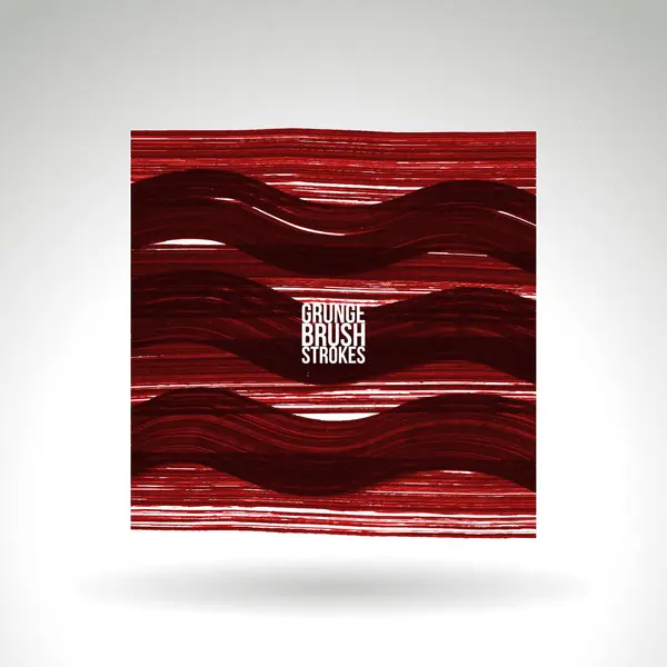 Fırça darbesi ve doku. Grunge vektör soyut el - boyalı öğesi. Alt çizgi ve kenarlık.