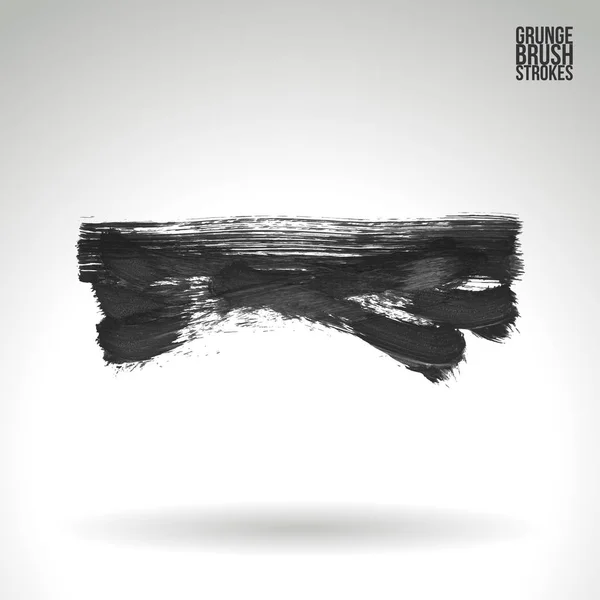 Grunge ζωγραφισμένα στο χέρι - πινελιάς σε ανοιχτόχρωμο φόντο. Εκφραστική διάνυσμα στοιχείο για το σχεδιασμό. — Διανυσματικό Αρχείο