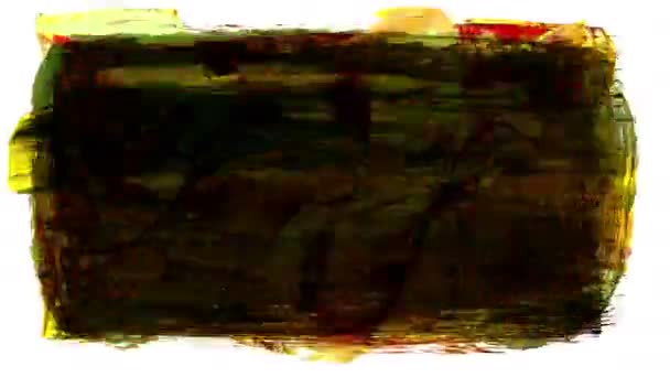 Grunge štětce tahy animace. Abstraktní ručně - malované prvek. Podtržení a hranice designu. Bezproblémové opakování pozadí. 4k — Stock video