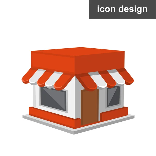 Icono tienda moderna — Archivo Imágenes Vectoriales