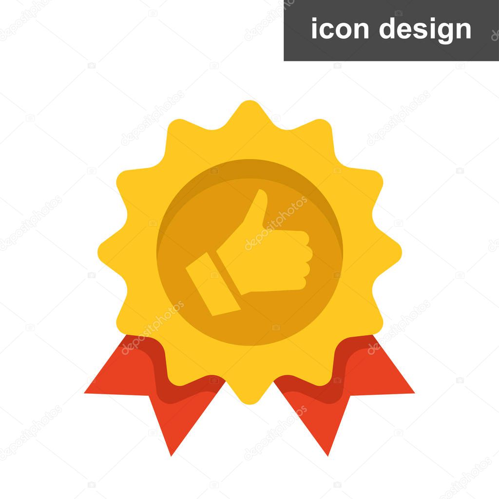 Vector icon best choice sticker