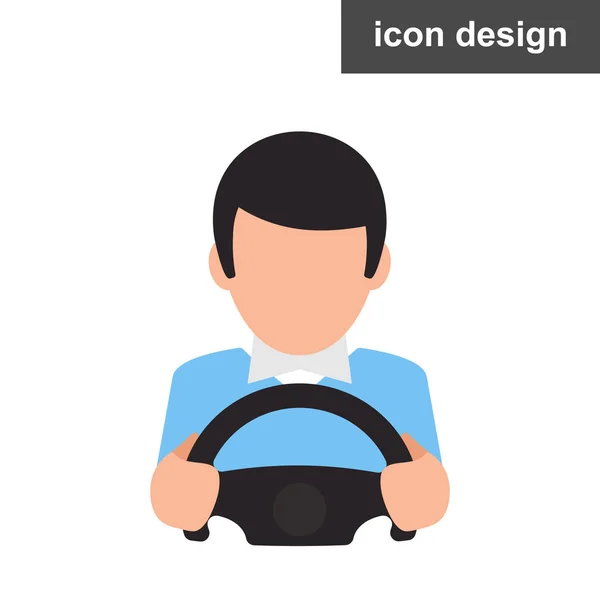 Driver man icon — Stock Vector