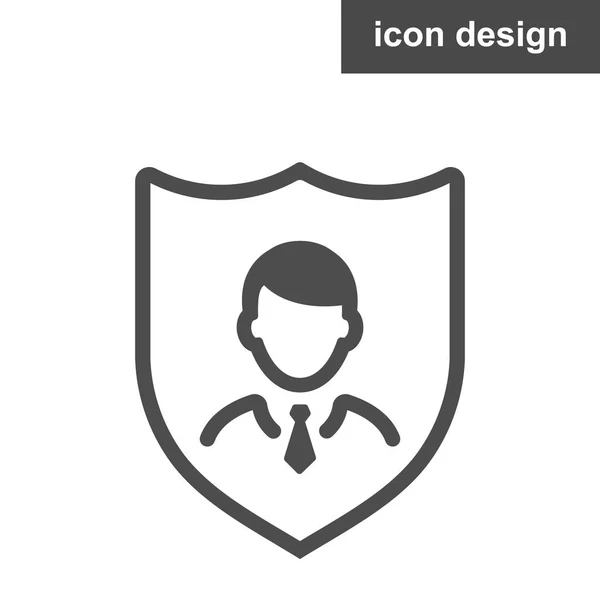 Icono de seguridad cuenta — Archivo Imágenes Vectoriales