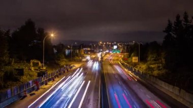 Yüksek darbe yoğun trafik karayolu 1 Vancouver