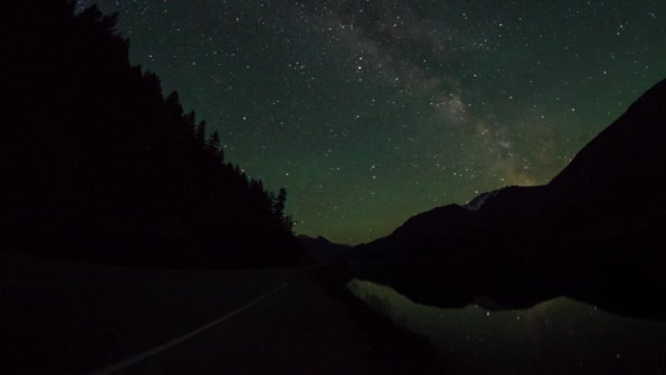 Milky way rising — Stock Video